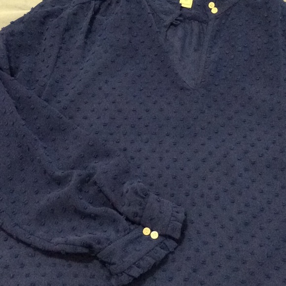 J. Crew Blue Blouse - Picture 4 of 4